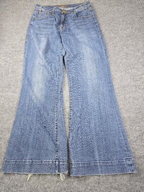 Rock & Roll Denim Women's High Rise Flare Trouser Jeans 30x32